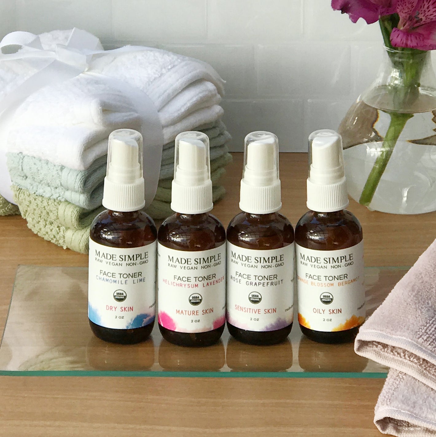 Helichrysum Lavender Toner for Mature Skin - Organic & Vegan