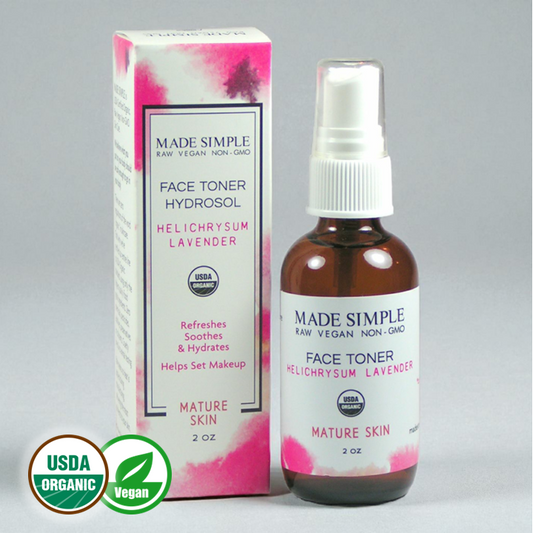 Helichrysum Lavender Toner for Mature Skin - Organic & Vegan